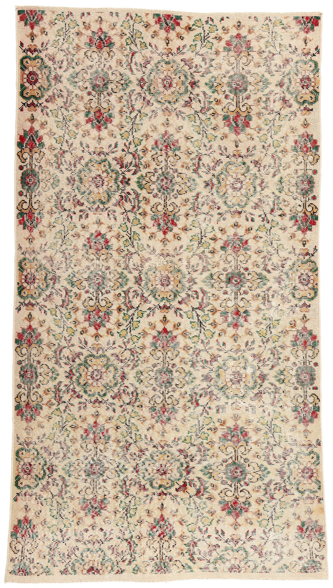 4 x 7 Vintage Turkish Sivas Rug 52011