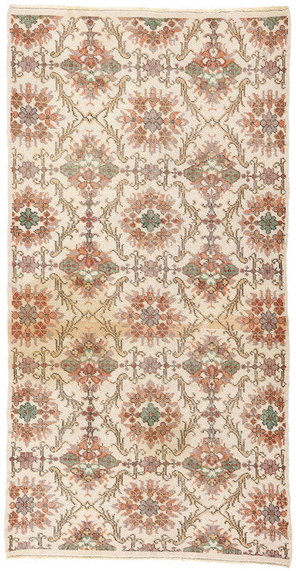 4 x 7 Vintage Turkish Sivas Rug 51944