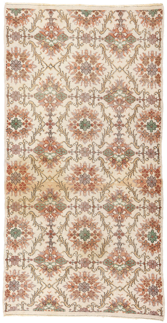 4 x 7 Vintage Turkish Sivas Rug 51944