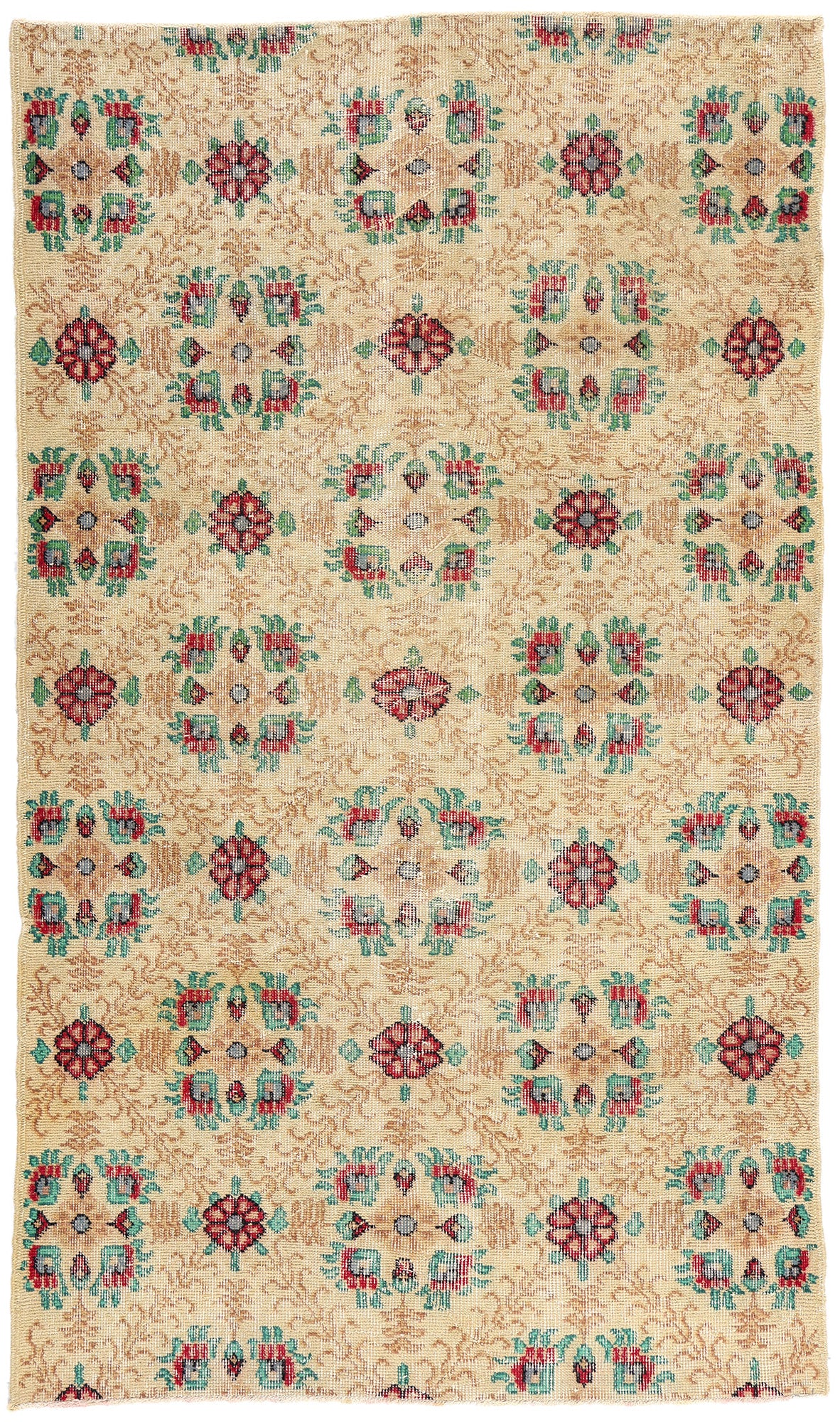 4 x 7 Vintage Turkish Sivas Rug 51950