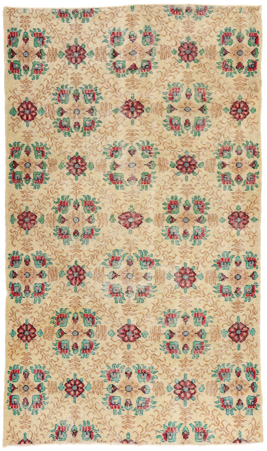 4 x 7 Vintage Turkish Sivas Rug 51950