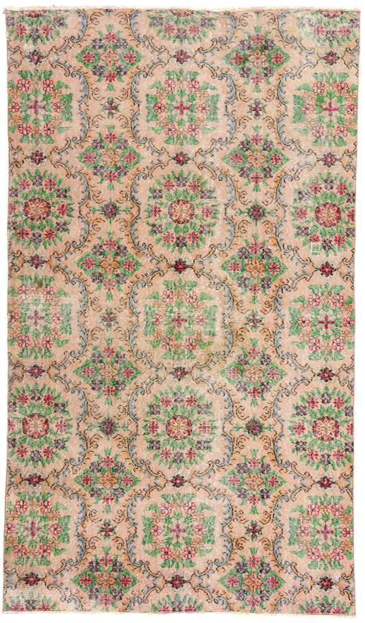 5 x 7 Vintage Turkish Sivas Rug 52002