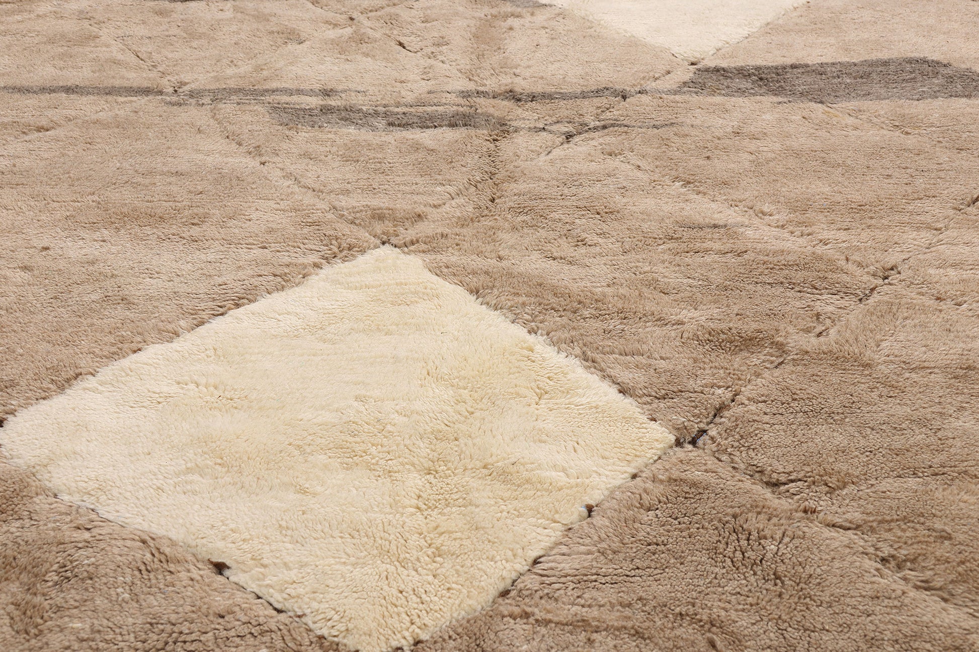 11 x 13 - Earth-Tone Beni Mrirt Moroccan Rug - 21161