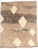 11 x 13 - Earth-Tone Beni Mrirt Moroccan Rug - 21161
