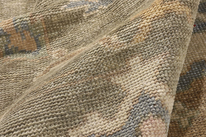 11 x 14 - Green New Oushak Rug - 54034