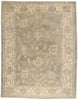 11 x 14 - Green New Oushak Rug - 54034