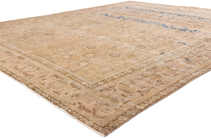 10 x 13 Vintage Persian Tabriz Rug 61341