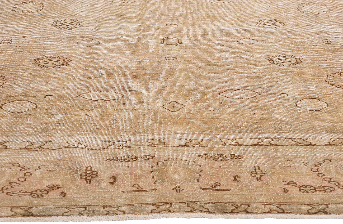 10 x 13 Vintage Persian Tabriz Rug 61341