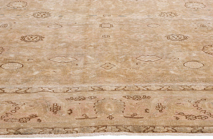 10 x 13 Vintage Persian Tabriz Rug 61341