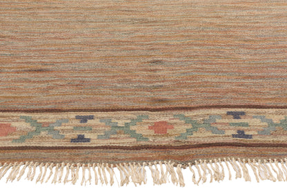 7 x 7 Vintage Swedish Scandinavian Rollakan Rug 79054