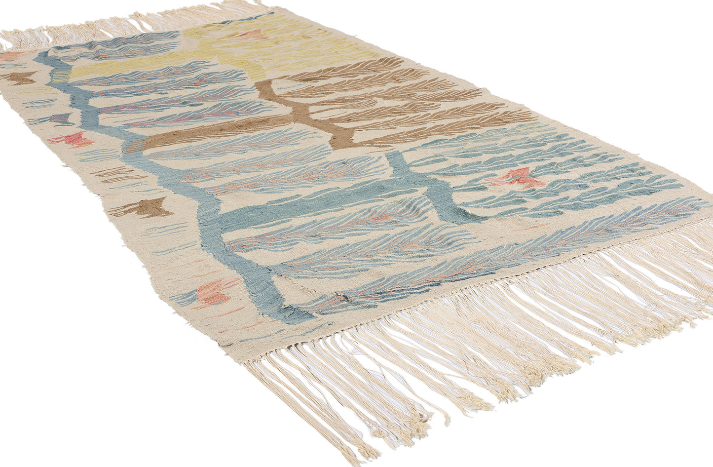 4 x 6 Vintage Egyptian Kilim Tapestry Rug 79065