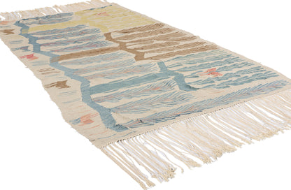 4 x 6 Vintage Egyptian Kilim Tapestry Rug 79065