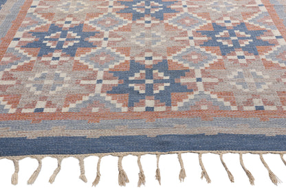 5 x 8 Erik Lundberg Vintage Swedish Rollakan Rug 79061