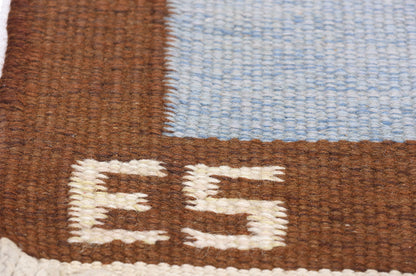 6 x 8 Evy Svensson Vintage Swedish Rollakan Rug 79039