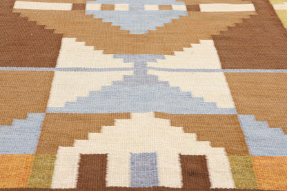 6 x 8 Evy Svensson Vintage Swedish Rollakan Rug 79039