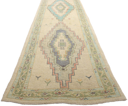 3 x 23 Extra-Long Turkish Oushak Rug 53959