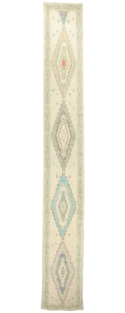 3 x 23 Extra-Long Turkish Oushak Rug 53959