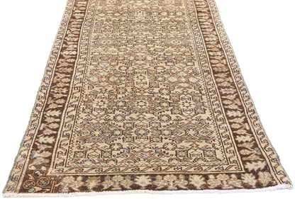 3 x 17 Antique Persian Hussainabad Hamadan Rug 61351