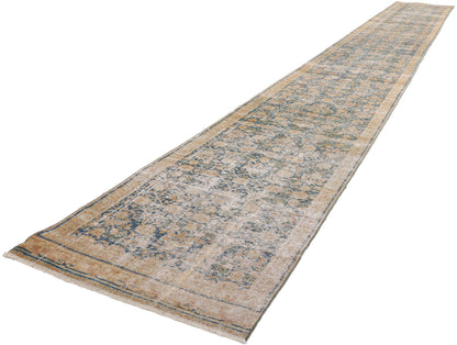2 x 20 Antique Persian Tabriz Rug 61324