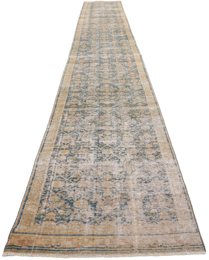 2 x 20 Antique Persian Tabriz Rug 61324