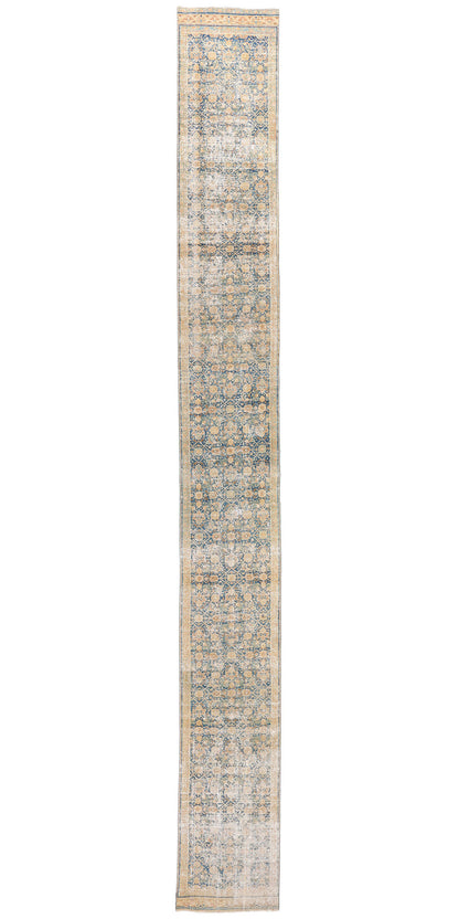 2 x 20 Antique Persian Tabriz Rug 61324