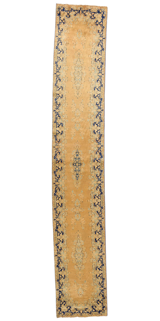 ​3 x 17 Vintage Persian Kerman Rug 73658​
