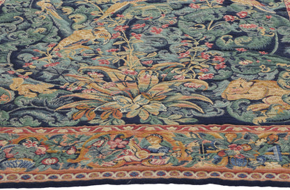 4 x 5 Vintage French Aristolochia Leaves Tapestry 79023