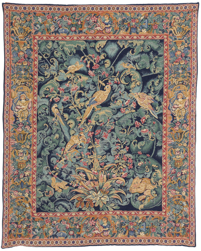 4 x 5 Vintage French Aristolochia Leaves Tapestry 79023