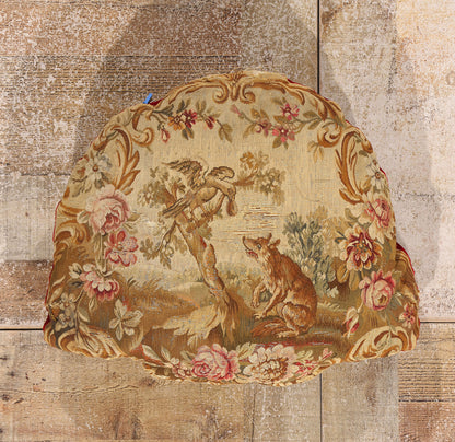 2 x 2 Antique French Aubusson Tapestry Cushion 79199