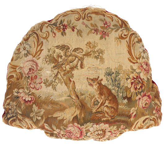 2 x 2 Antique French Aubusson Tapestry Cushion 79199