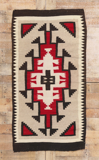 3 x 5 Antique Ganado Navajo Rug 79136