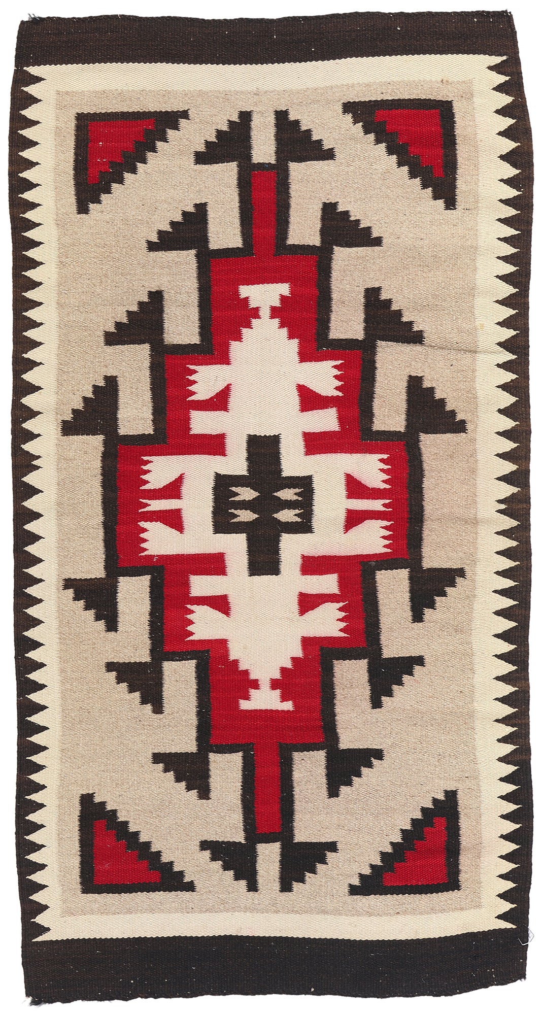 3 x 5 Antique Ganado Navajo Rug 79136