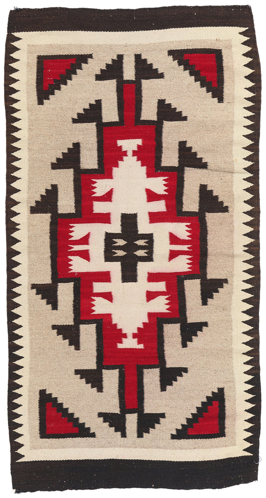 3 x 5 Antique Ganado Navajo Rug 79136