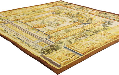 5 x 6 Flemish Garden Tapestry Inspired by Jacob Wauters 73698
