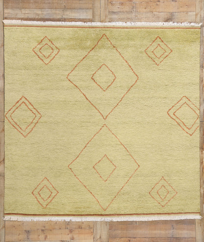 8 x 8 Golden Mesa Modern Moroccan Rug 31230