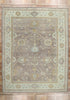 12 x 15 Modern Gray Turkish Oushak Rug 53964