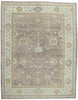 12 x 15 Modern Gray Turkish Oushak Rug 53964