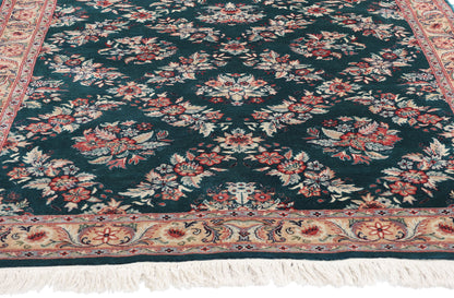 4 x 6 Vintage Pakistani Aubusson Garden Trellis Rug 79120