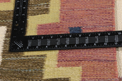 5 x 8 Greta Kruse Vintage Swedish Rollakan Rug 79038