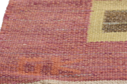 5 x 8 Greta Kruse Vintage Swedish Rollakan Rug 79038
