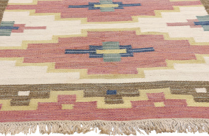 5 x 8 Greta Kruse Vintage Swedish Rollakan Rug 79038