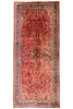 9 x 21 Vintage Indian Sarouk Rug 79210