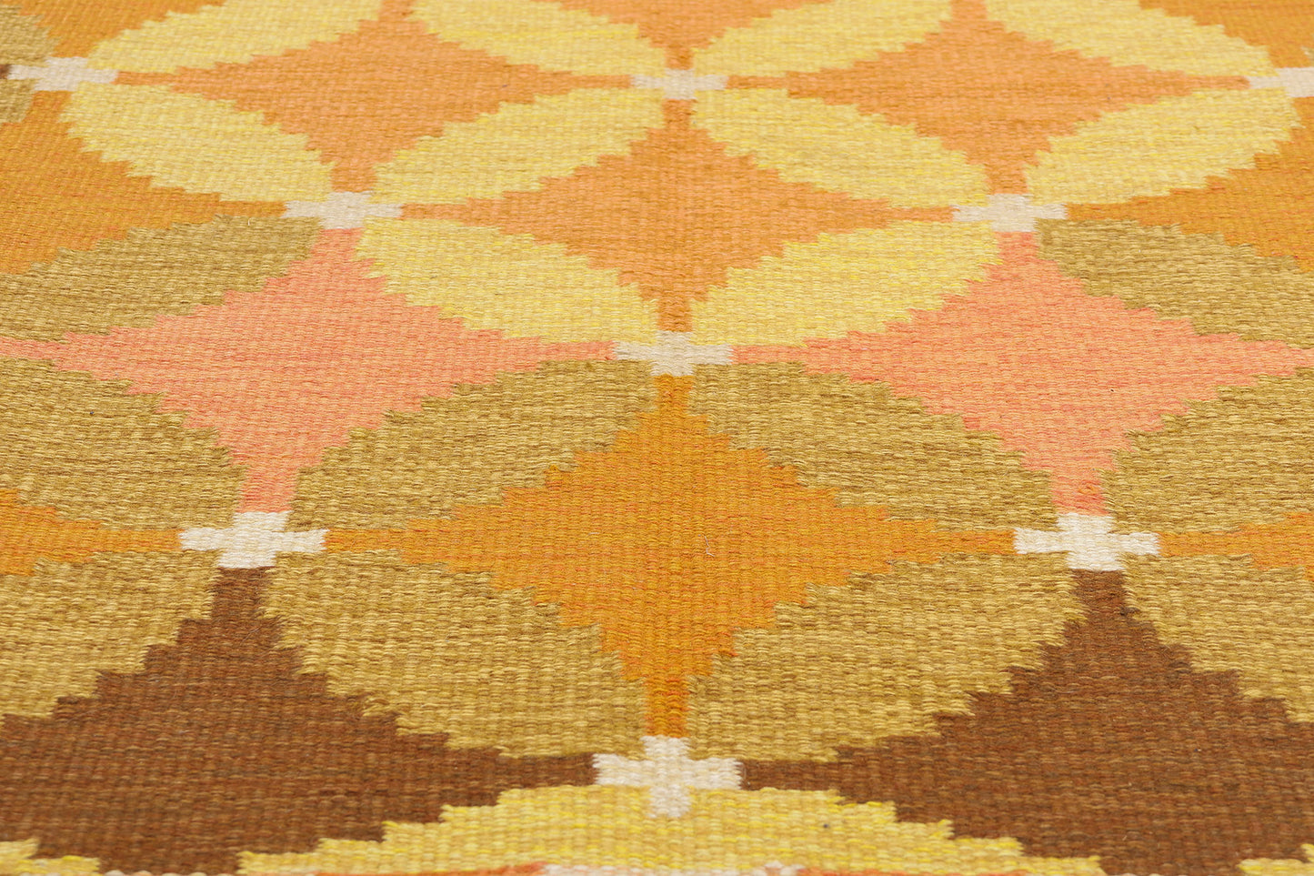 5 x 8 Ingegerd Silow Vintage Swedish Rollakan Rug 79043