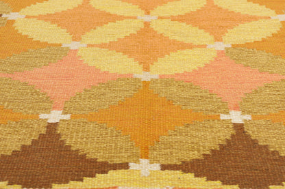 5 x 8 Ingegerd Silow Vintage Swedish Rollakan Rug 79043