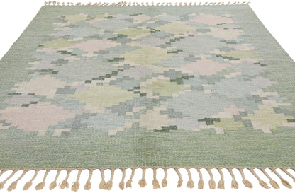 5 x 8 Ingegerd Silow Vintage Swedish Rollakan Rug 79053