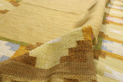 5 x 8 Ingegerd Silow Vintage Swedish Rollakan Rug 79026