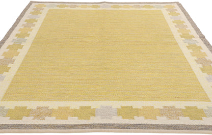 5 x 8 Ingegerd Silow Vintage Swedish Rollakan Rug 79037