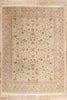 9 x 12 Vintage Ivory Chinese Tabriz Rug 79246
