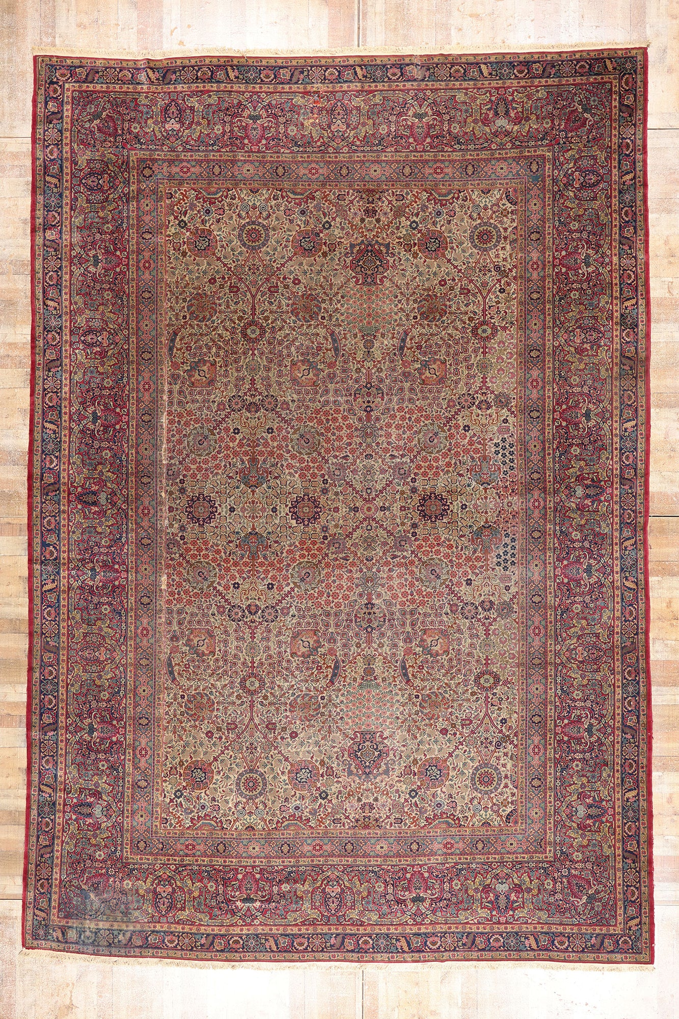 13 x 19 Antique Turkish Sivas Rug 79161