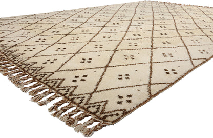 12 x 18 Vintage Moroccan Beni Ourain Rug 78975